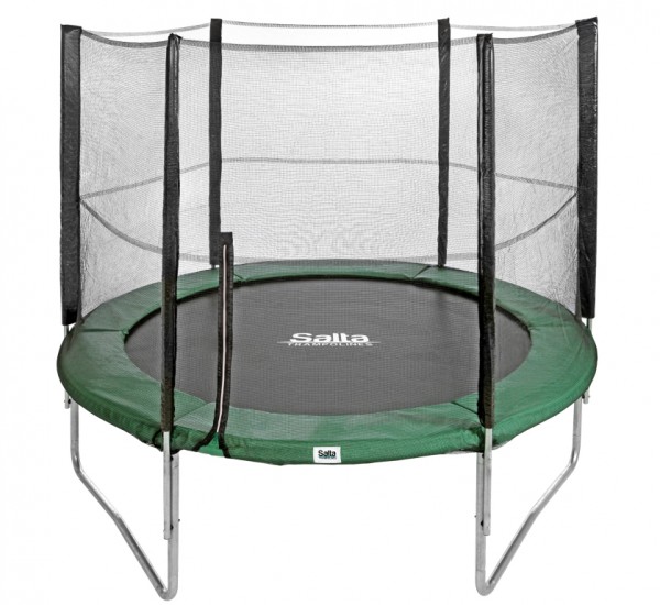 Salta Trampolin rund  1,83 m, grn Combo mit Fangnetz, Schutzrand