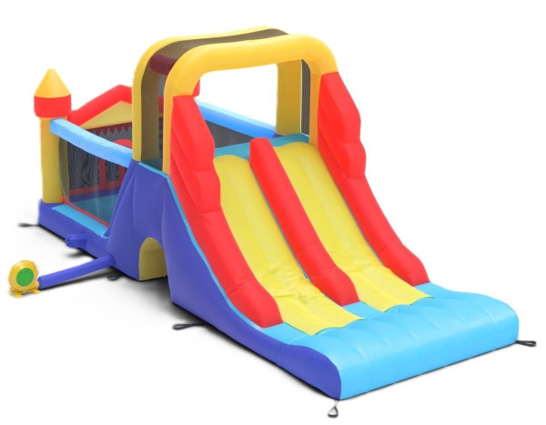 Hüpfburg Double Mega Slide