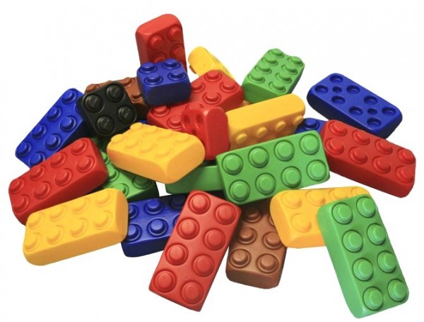 26 Stück XXL Fun Blocks Spielbausteine, Jumbo Bausteine, Bausteine