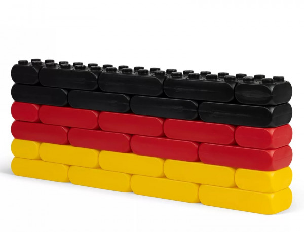 27 Stück XXL Funblocks Deutschland - Set Spielbausteine