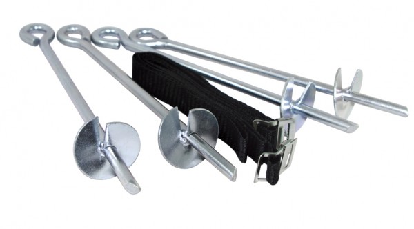 Salta Bodenanker fr Trampolin, Erdanker, Bodenverankerungsset, Bodendbel