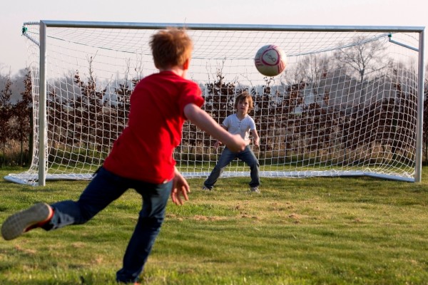 Aluminium Fuballtor 5m x 2m mit Netz fr Outdoor