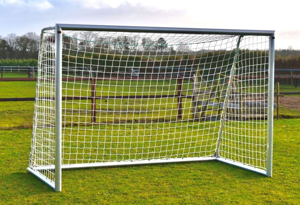 Aluminium Fußballtor mit Netz 3m x 2m für den Garten, Outdoor Tor