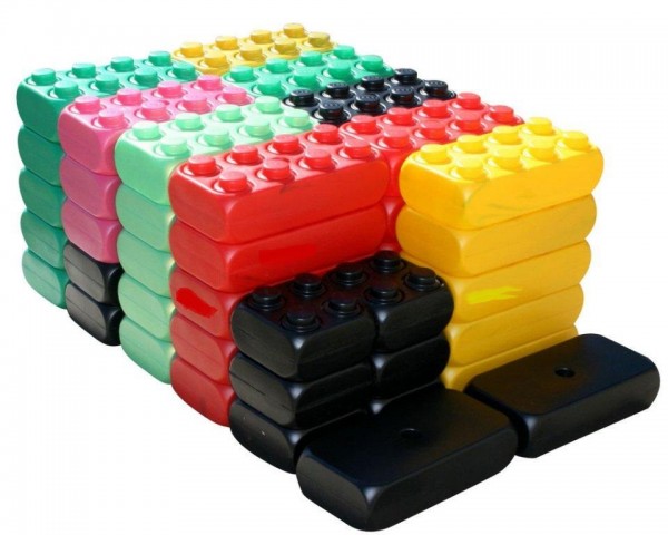 2. Wahl - B Ware - 53 Stück XXL Fun Blocks Spielbausteine, Jumbo Bausteine, Bausteine 