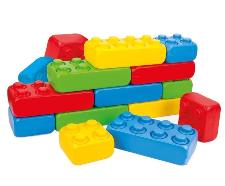 53 Stück XXL Fun Blocks Spielbausteine Riesenbausteine Jumbo Bausteine Grund Set 